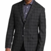 Joseph Abboud Modern Fit Wool Sport Coat, Gray Plaid -Joseph Abboud Store MW40 15LR 04 JOSEPH ABBOUD GREY PLAID MAIN