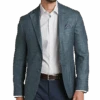 Joseph Abboud Slim Fit Sport Coat, Blue And Green Textured