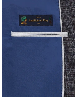 Joseph Abboud Slim Fit Sport Coat, Blue And Plum Plaid -Joseph Abboud Store MW40 164R 67 JOSEPH ABBOUD BLUE PLUM PLAID ALT6