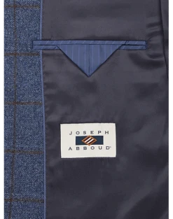 Joseph Abboud Modern Fit Sport Coat, Blue Windowpane Plaid -Joseph Abboud Store MW40 164U 67 JOSEPH ABBOUD BLUE WINDOWPANE ALT2