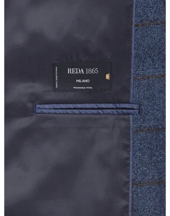 Joseph Abboud Modern Fit Sport Coat, Blue Windowpane Plaid -Joseph Abboud Store MW40 164U 67 JOSEPH ABBOUD BLUE WINDOWPANE ALT6