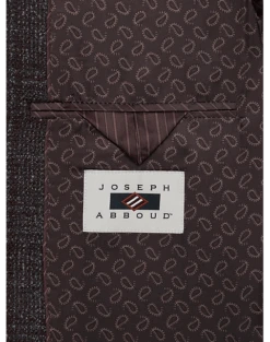 Joseph Abboud Slim Fit Sport Coat, Brown Boucle Plaid 8 Joseph Abboud Slim Fit Sport Coat, Brown Boucle Plaid -Joseph Abboud Store MW40 165L 63 JOSEPH ABBOUD BROWN BOUCLE PLAID ALT2