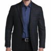 Joseph Abboud Slim Fit Sport Coat, Charcoal Windowpane Plaid 1 Joseph Abboud Slim Fit Sport Coat, Charcoal Windowpane Plaid -Joseph Abboud Store MW40 165W 66 JOSEPH ABBOUD CHARCOAL WINDOWPANE MAIN