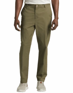 Joseph Abboud Modern Fit Cargo Pants, Cloud Silver