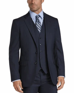 Joseph Abboud Modern Fit Suit Separates Coat, Blue Tic -Joseph Abboud Store MW40 3H6M 70 JOSEPH ABBOUD BLUE TIC ALT6 1