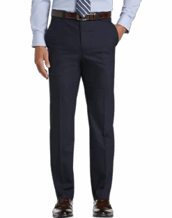 Joseph Abboud Modern Fit Suit Separates Pants, Charcoal Tic