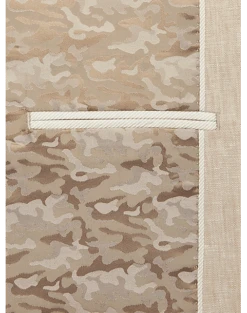 JOE Joseph Abboud Linen Slim Fit Suit Separates Coat, Tan -Joseph Abboud Store MW40 3RTA 23 JOE JOSEPH ABBOUD TAN CHAMBRAY ALT3