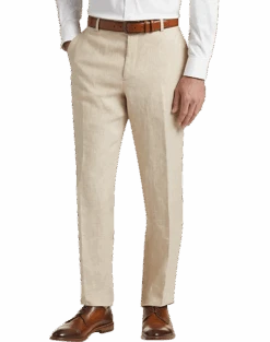 JOE Joseph Abboud Linen Slim Fit Suit Separates Pants, Tan