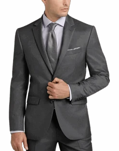 JOE Joseph Abboud Charcoal Gray Slim Fit Suit