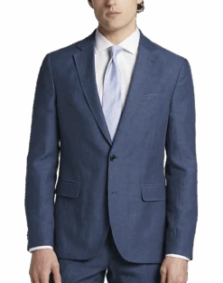 JOE Joseph Abboud Linen Slim Fit Suit Separates Jacket, Light Blue