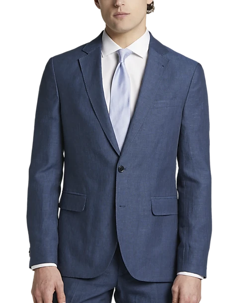 JOE Joseph Abboud Linen Slim Fit Suit Separates Jacket, Light Blue 3 JOE Joseph Abboud Linen Slim Fit Suit Separates Jacket, Light Blue