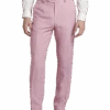JOE Joseph Abboud Linen Slim Fit Suit Separates Dress Pant, Rose