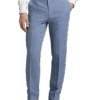 JOE Joseph Abboud Linen Slim Fit Suit Separates Dress Pant, Light Blue