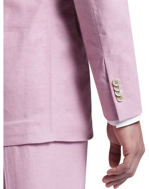 JOE Joseph Abboud Slim Fit Linen Blend Suit Separates Coat, Dusty Blue 4 JOE Joseph Abboud Slim Fit Linen Blend Suit Separates Coat, Dusty Blue - Image 2