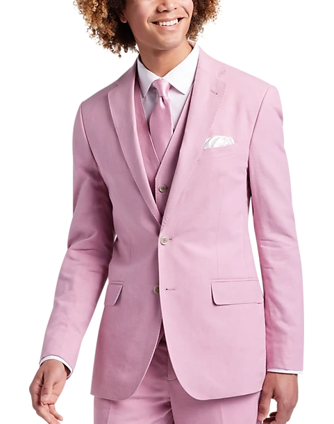 JOE Joseph Abboud Slim Fit Linen Blend Suit Separates Coat, Raspberry 3 JOE Joseph Abboud Slim Fit Linen Blend Suit Separates Coat, Raspberry