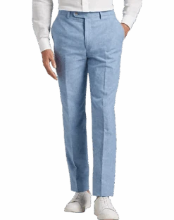 JOE Joseph Abboud Slim Fit Linen Blend Suit Separates Pants, Dusty Blue