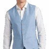 JOE Joseph Abboud Slim Fit Linen Blend Suit Separates Vest, Dusty Blue 1 JOE Joseph Abboud Slim Fit Linen Blend Suit Separates Vest, Dusty Blue -Joseph Abboud Store MW40 3XGK 70 JOE JOSEPH ABBOUD DUSTY BLUE MAIN