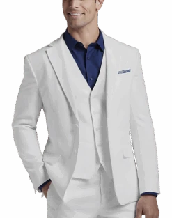 JOE Joseph Abboud Slim Fit Linen Blend Suit Separates Coat, White -Joseph Abboud Store MW40 3XNC 49 JOE JOSEPH ABBOUD WHITE ALT7