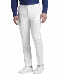 JOE Joseph Abboud Slim Fit Linen Blend Suit Separates Pants, White