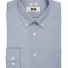 Joseph Abboud Classic Fit Button-Down Collar Shirt, Light Blue Chambray