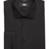 Joseph Abboud Classic Fit French Cuff Tuxedo Formal Shirt, Black 1 Joseph Abboud Classic Fit French Cuff Tuxedo Formal Shirt, Black -Joseph Abboud Store MW40 5FZA 08 JOSEPH ABBOUD BLACK SOLID MAIN
