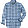 Joseph Abboud Modern Fit Spread Collar Sport Shirt, Blue Plaid 2 Joseph Abboud Modern Fit Spread Collar Sport Shirt, Blue Plaid -Joseph Abboud Store MW40 6L7V 14 JOSEPH ABBOUD BLUE MAIN