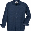 Joseph Abboud Modern Fit Spread Collar Sport Shirt, Nebula Dots -Joseph Abboud Store MW40 6LJM 01 JOSEPH ABBOUD NAVY MAIN