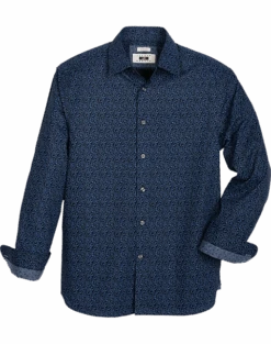 Joseph Abboud Modern Fit Spread Collar Sport Shirt, Nebula Dots