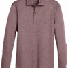 Joseph Abboud Modern Fit Knit Sport Shirt, Burgundy Houndstooth 2 Joseph Abboud Modern Fit Knit Sport Shirt, Burgundy Houndstooth -Joseph Abboud Store MW40 6LZ0 45 JOSEPH ABBOUD BURGUNDY MAIN