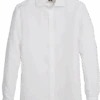 Joseph Abboud Modern Fit Linen Sport Shirt, White