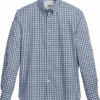 Joseph Abboud Modern Fit Sport Shirt, Blue Shadow Plaid