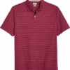 Joseph Abboud Modern Fit Polo, Red Tonal Stripe -Joseph Abboud Store MW40 6N2Y 18 JOSEPH ABBOUD DK RED MAIN