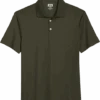 Joseph Abboud Modern Fit Luxe Cotton Polo, Olive Green