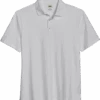 Joseph Abboud Modern Fit Luxe Cotton Polo, White