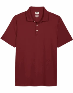 Joseph Abboud Modern Fit Luxe Cotton Polo, Dark Red