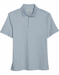 Joseph Abboud Modern Fit Luxe Cotton Polo, Light Blue