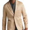 Joseph Abboud Modern Fit Notch Lapel Ultra Suede Soft Jacket, Sand -Joseph Abboud Store MW40 6NFN 21 JOSEPH ABBOUD SAND MAIN