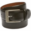 Joseph Abboud Laser Detail Leather Belt, Burgundy -Joseph Abboud Store MW40 810V 02 JOSEPH ABBOUD BLACK MAIN 1