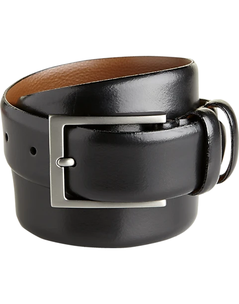 Joseph Abboud Double-Loop Dress Belt, Brown 3 Joseph Abboud Double-Loop Dress Belt, Brown