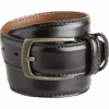 Joseph Abboud Double-Loop Edge Stitch Dress Belt, Black 2 Joseph Abboud Double-Loop Edge Stitch Dress Belt, Black -Joseph Abboud Store MW40 853P 02 JOSEPH ABBOUD HERITAGE BLACK MAIN