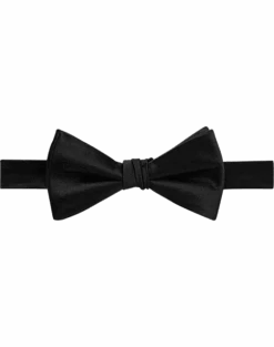 Joseph Abboud Black Pre-Tied Bow Tie