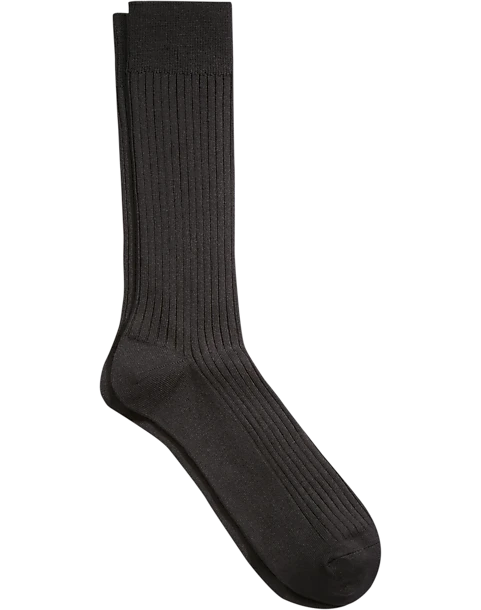 Joseph Abboud Soft Socks Black Ribbed Socks, 1 Pair 3 Joseph Abboud Soft Socks Black Ribbed Socks, 1 Pair