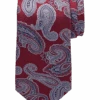 Joseph Abboud Narrow Tie, Burgundy & Gray Paisley -Joseph Abboud Store MW40 8V1U 06 JOSEPH ABBOUD BURG GREY MAIN