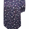 Joseph Abboud Narrow Tie, Purple Floral -Joseph Abboud Store MW40 8VE9 32 JOSEPH ABBOUD PURPLE MAIN