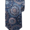 Joseph Abboud Narrow Tie, Navy Medallion -Joseph Abboud Store MW40 8VEF 01 JOSEPH ABBOUD NAVY MAIN