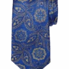 Joseph Abboud Narrow Silk Tie, Teal Paisley Medallion 1 Joseph Abboud Narrow Silk Tie, Teal Paisley Medallion -Joseph Abboud Store MW40 8VEH 04 JOSEPH ABBOUD TEAL MAIN