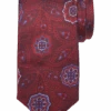 Joseph Abboud Narrow Silk Tie, Burgundy Paisley Medallion -Joseph Abboud Store MW40 8VEH 06 JOSEPH ABBOUD BURGUNDY MAIN