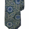 Joseph Abboud Narrow Silk Tie, Olive Paisley Medallion -Joseph Abboud Store MW40 8VEH 43 JOSEPH ABBOUD OLIVE MAIN