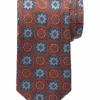 Joseph Abboud Narrow Tie, Rust & Blue Medallion -Joseph Abboud Store MW40 8VEK 15 JOSEPH ABBOUD RUST MAIN