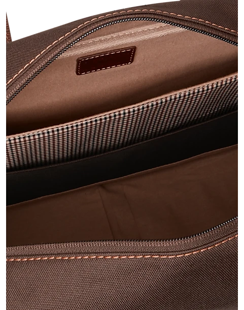 Joseph Abboud Leather & Nylon Duffel Bag, Black 4 Joseph Abboud Leather & Nylon Duffel Bag, Black - Image 2